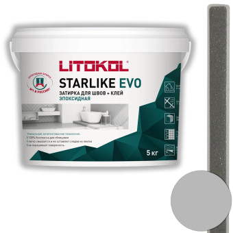 Затирка Litokol Starlike Evo S.110 grigio perla 5 кг