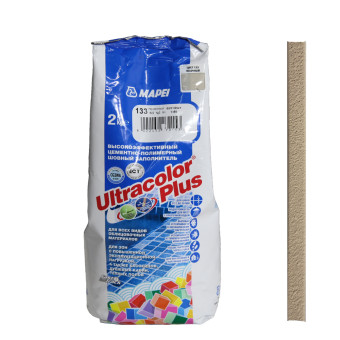 Затирка Mapei Ultracolor Plus №133 песочная 2 кг