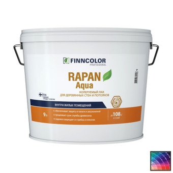 Лак Finncolor Rapan aqua полуглянцевый 9 л Лак Finncolor Rapan aqua полуглянцевый 9 л