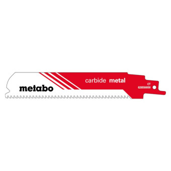 Полотно для сабельных пил Mеtabo Carbide по металлу 150х1.25 мм шаг 3 мм (арт. 626556000)