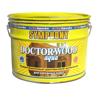 Антисептик Symphony Doctor-Wood Aqua грунтовочный 2,7 л Антисептик Symphony Doctor-Wood Aqua грунтовочный 2,7 л