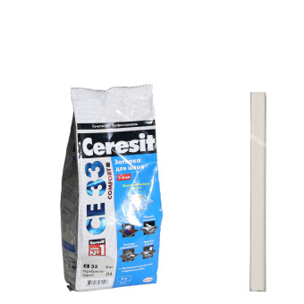 Затирка Ceresit CE 33 Comfort №04 серебристо-серая 2 кг