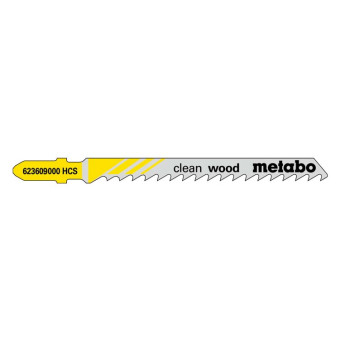 Полотна для электролобзика Metabo T101D по дереву HCS 74 мм шаг 4.0 мм 25 шт. (арт. 623609000)