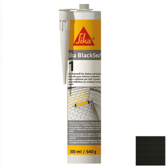 Герметик битумный Sika BlackSeal-1 черный 300 мл Герметик битумный Sika BlackSeal-1 черный 300 мл