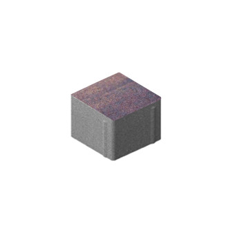 Тротуарная плитка Steingot Квадрат Color Mix Блэнд 100х100 мм толщина 80 мм