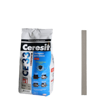 Затирка Ceresit CE 33 Comfort №07 серая 2 кг