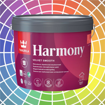Краска Tikkurila Harmony для стен и потолков база С 9 л