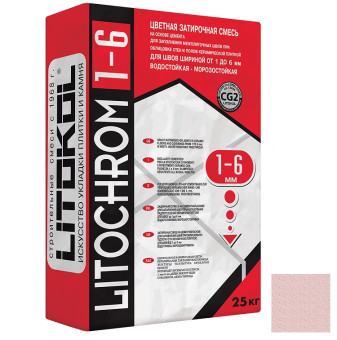 Затирка Litokol Litochrom 1-6 C.70 светло-розовая 25 кг Затирка Litokol Litochrom 1-6 C.70 светло-розовая 25 кг